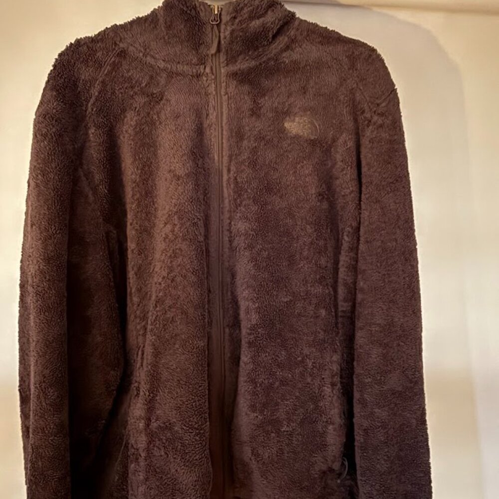 North Face Fleece Coat, Purple, Size XXL